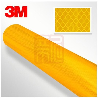 3M 3431 工程级反光膜 黄色 1.219米X45.72米