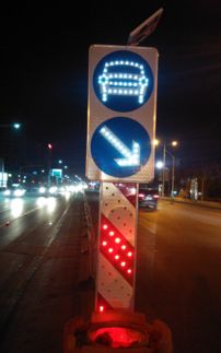 发光道口标志 移动式信号系统
